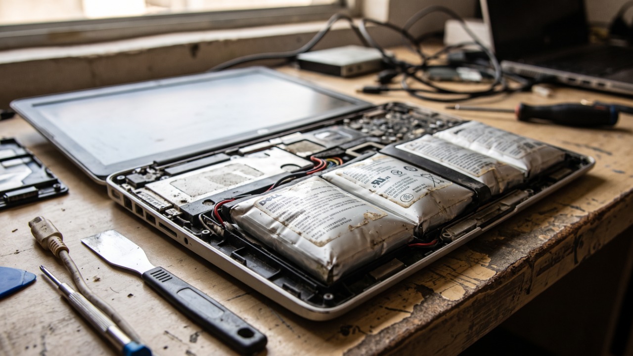 Técnico de informática revela: manter a bateria do notebook entre 20% e 80% pode prolongar a vida útil, e deixar sempre em 100% na tomada desgasta mais