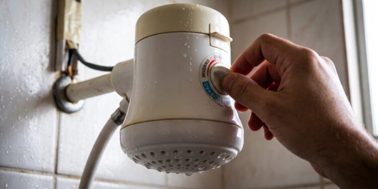 Eletricista repete o alerta: o chuveiro elétrico pode responder por até um terço da conta de luz, e a posição “verão” corta boa parte desse gasto
