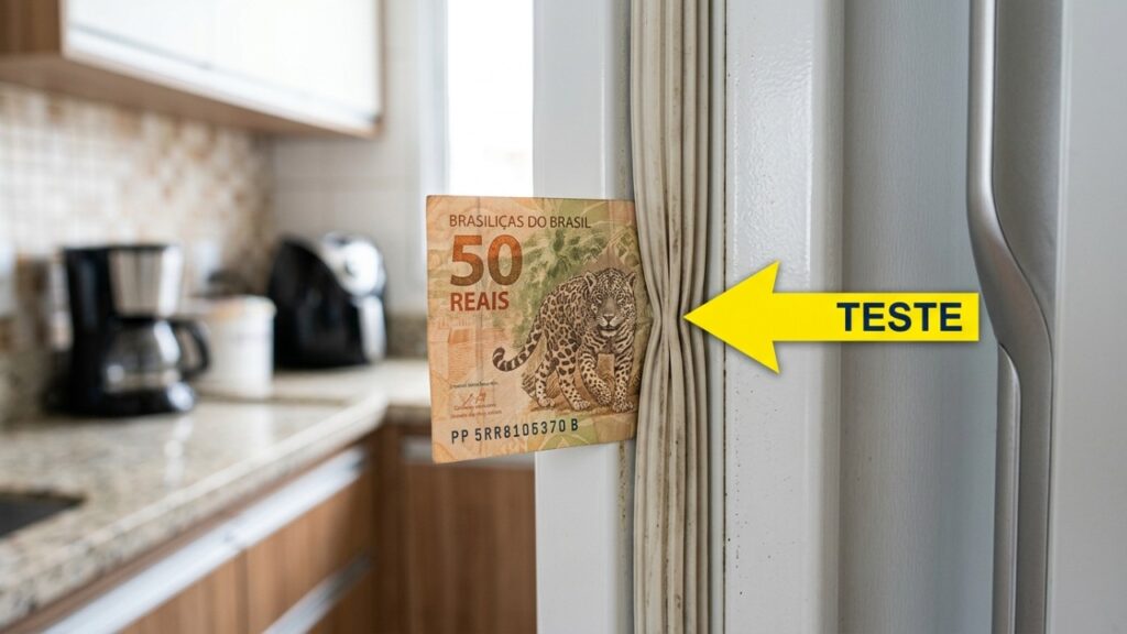 Técnico de geladeira revela o teste de 10 segundos que denuncia se o frio está escapando pela porta