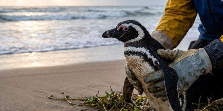 O pinguim Dindim foi encontrado coberto de óleo por um pescador brasileiro, sobreviveu após ser resgatado e voltou durante anos à mesma praia para reencontrar o homem que o salvou