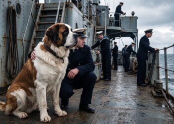 Bamse era um cão que navegava com a Marinha norueguesa na Segunda Guerra Mundial e ficou famoso por proteger marinheiros e acompanhá-los pelas ruas da Escócia