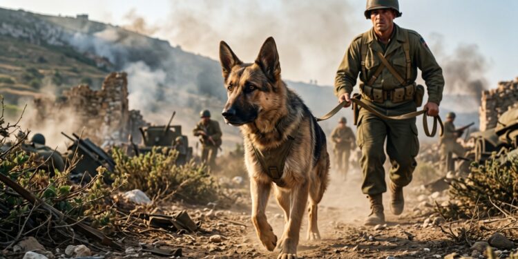 O cão Chips atacou sozinho uma posição inimiga na Segunda Guerra — e voltou ferido depois de salvar seus soldados