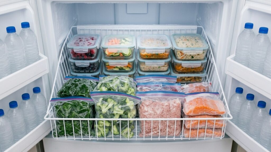 Encher os espaços vazios do freezer com garrafas de água ajuda mesmo a conservar o frio? O detalhe que pouca gente testa