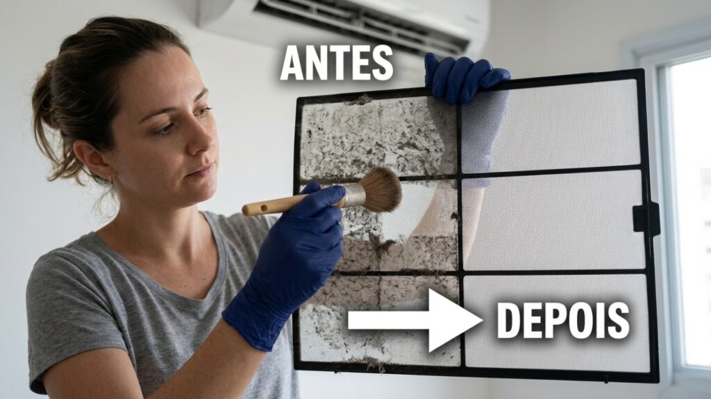 Técnico de ar-condicionado com anos de chamado repete o mesmo alerta: ligar em 17 °C não gela o quarto mais rápido, só faz o aparelho trabalhar mais tempo e encarecer a conta