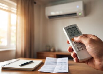 Ar-condicionado a 18 °C, 23 °C ou 24 °C: qual é o melhor ajuste para equilibrar conforto e consumo de energia nos dias quentes