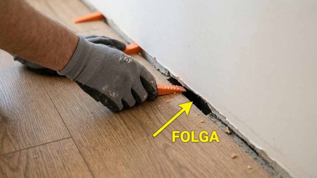O que significa o piso laminado estufando perto da porta da varanda e por que quase sempre a culpa não é do material