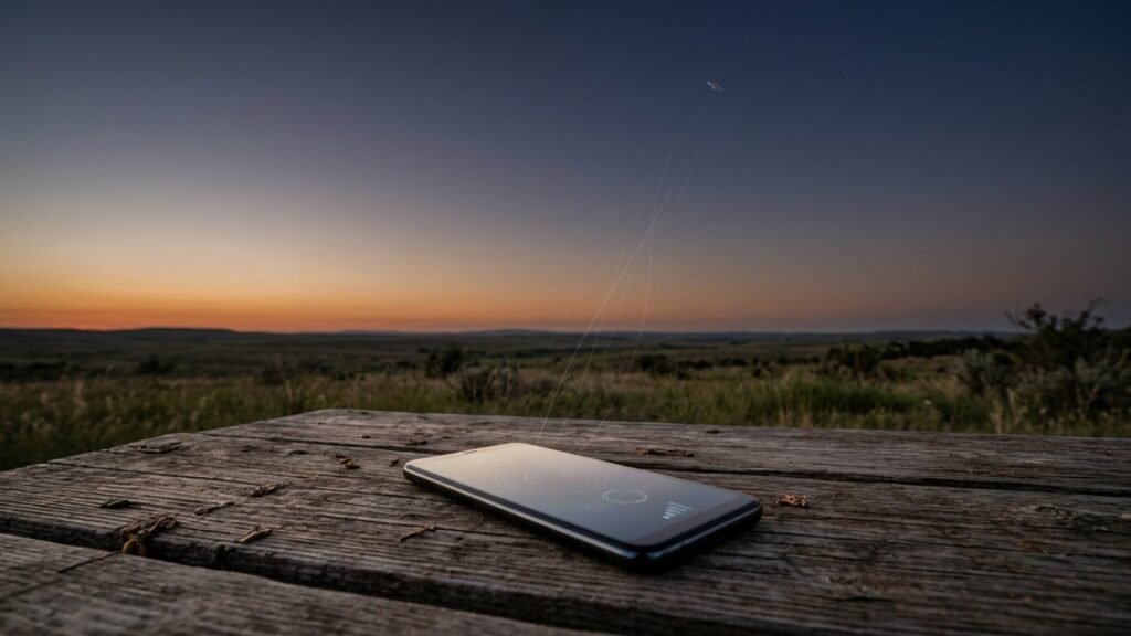 Um celular conectado a satélite não recebe a mesma velocidade de uma rede terrestre porque distância, capacidade e número de usuários impõem limites diferentes