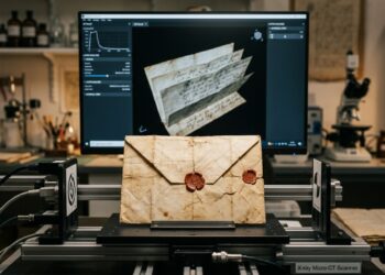 Como a tecnologia consegue ler cartas fechadas há séculos sem precisar abrir o papel