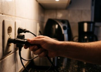  Eletricista que atende chamados de curto-circuito faz sempre o mesmo aviso: torradeira, cafeteira e airfryer não deveriam passar a noite ligados na tomada