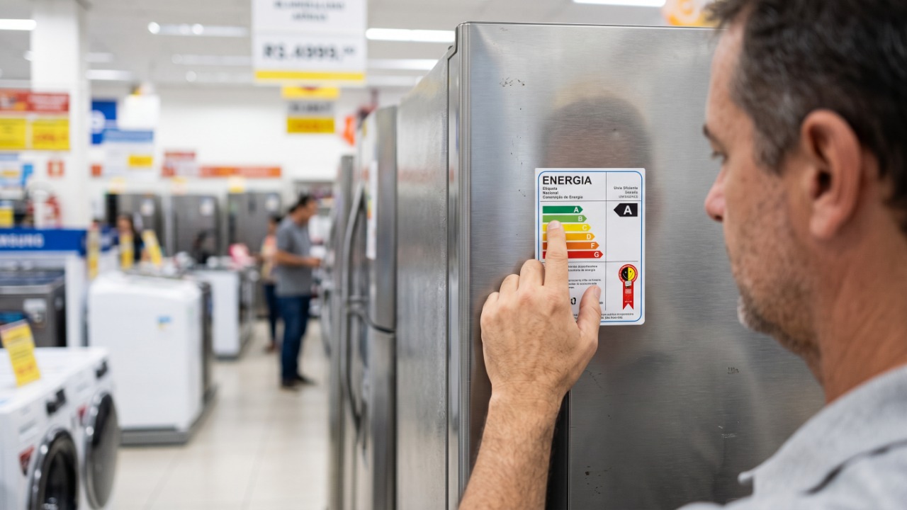 Eletricista revela o segredo para saber se um eletrodoméstico é realmente econômico antes da compra: a etiqueta de eficiência e o Selo Procel dizem muito mais que a aparência