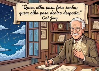 Carl Jung, psiquiatra suíço: "Quem olha para fora sonha; quem olha para dentro desperta", a frase de uma carta de 1916 que explica por que buscar respostas nos outros cansa mais do que olhar para si
