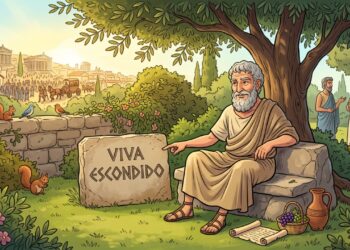 Epicuro, filósofo grego: "Viva escondido" o conselho de 2.300 anos que soa como uma crítica antecipada às redes sociais