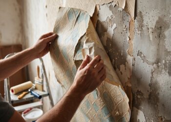 Instalador de papel de parede repete sempre o mesmo alerta: papel colado sobre tinta lavável descola nas quinas em meses, e parede sem lixar cria bolha já no primeiro dia úmido.