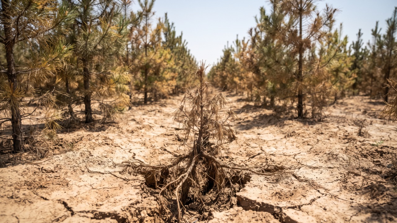 Desde 1978 a China planta uma “muralha verde” de 4.500 km contra o deserto, e cientistas apontam o erro que pode matar parte das árvores: elas consomem mais água do que a região tem