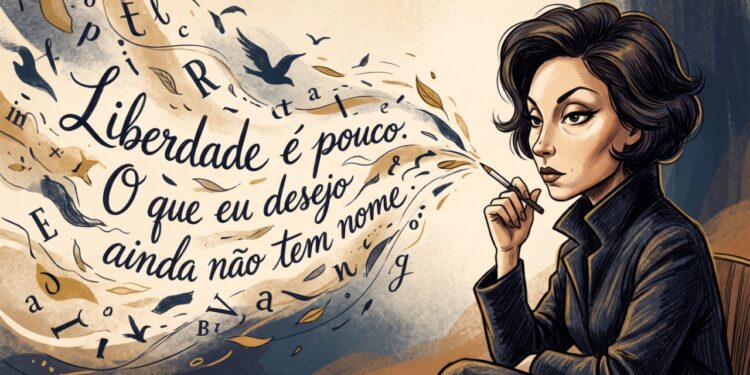 Clarice Lispector: “Liberdade é pouco. O que eu desejo ainda não tem nome” — a inquietação que a escritora carregou desde o primeiro livro