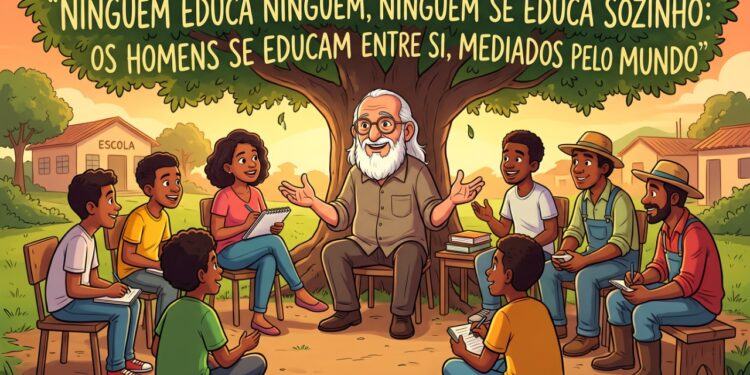 Paulo Freire: “Ninguém educa ninguém, ninguém se educa sozinho: os homens se educam entre si” — por que a frase do educador brasileiro mais citado no mundo ainda incomoda