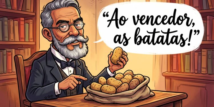 Machado de Assis: “Ao vencedor, as batatas” — o que a frase mais irônica da literatura brasileira diz sobre competição