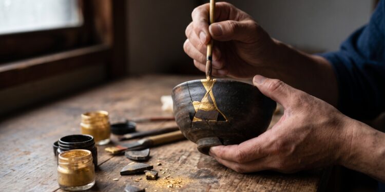 Kintsugi: a arte japonesa de consertar louça quebrada com ouro e o que ela ensina sobre cicatrizes