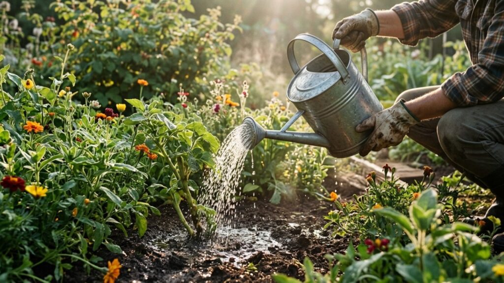 Jardineiro com 30 anos de profissão diz que regar plantas à noite favorece fungos e mostra o horário em que a água é mais bem aproveitada