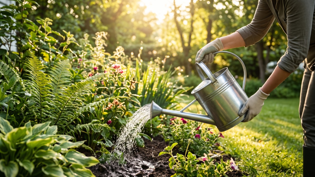 Jardineiro com 30 anos de profissão diz que regar plantas à noite favorece fungos e mostra o horário em que a água é mais bem aproveitada