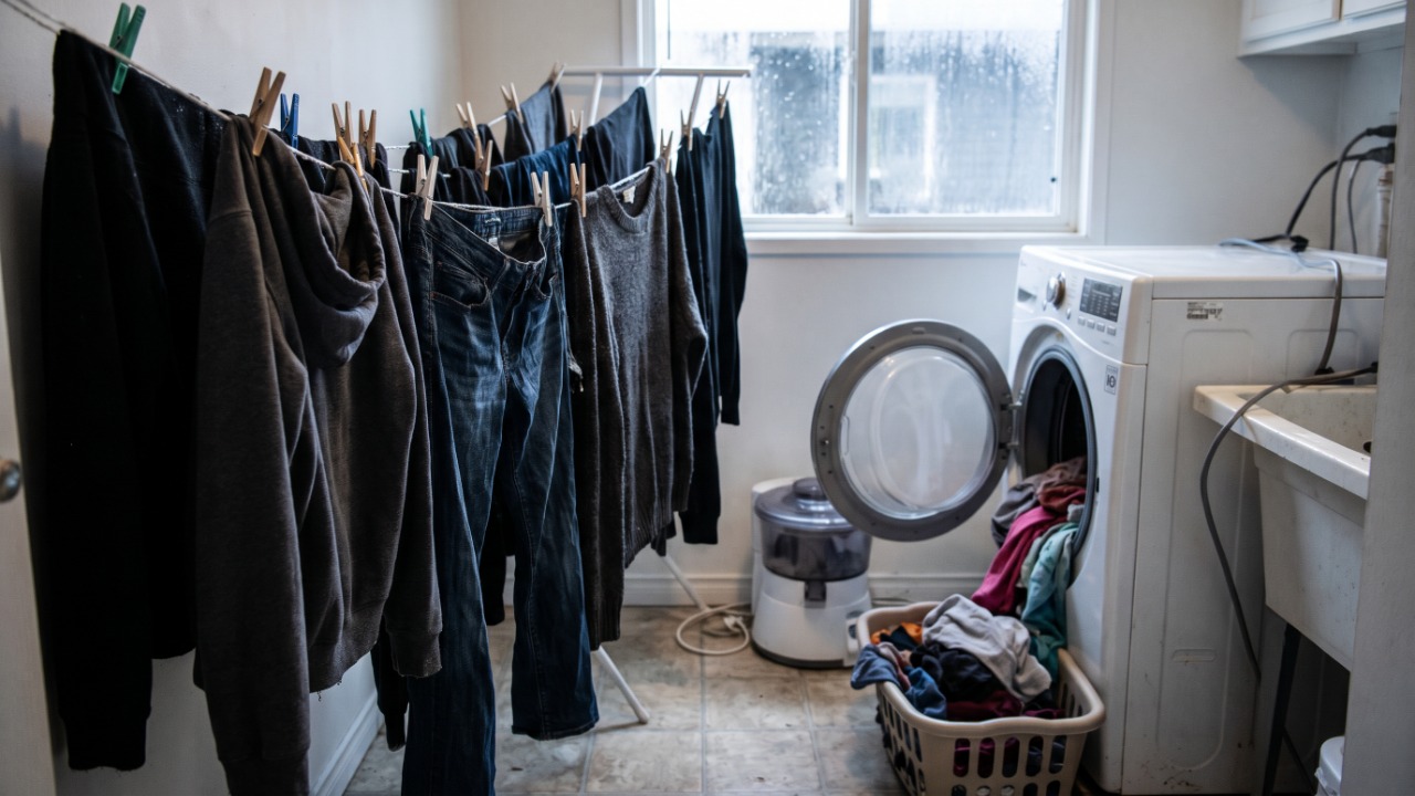 Qual é melhor para secar roupa no inverno: varal interno, secadora ou centrífuga da máquina?