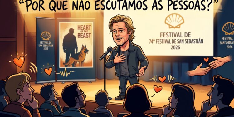 A frase de Brad Pitt em San Sebastián sobre relações saudáveis: "Podíamos começar cuidando das pessoas ao nosso redor e garantindo que elas estão bem”