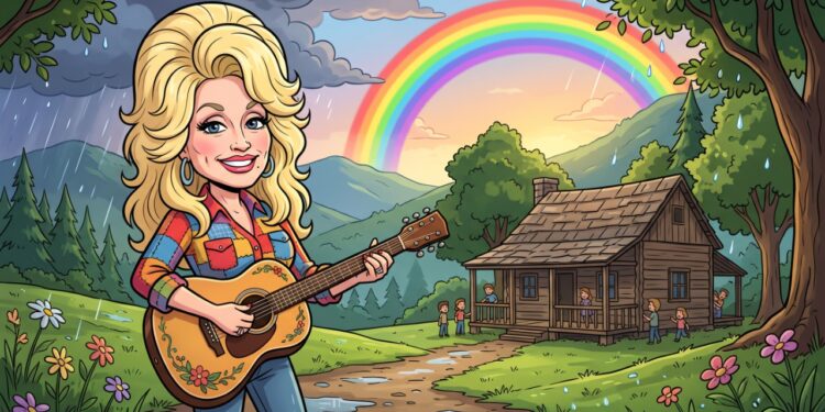 Dolly Parton, cantora: “Se você quer o arco-íris, precisa aguentar a chuva” — lições de vida da artista que cresceu numa cabana sem luz elétrica ao lado de 11 irmãos