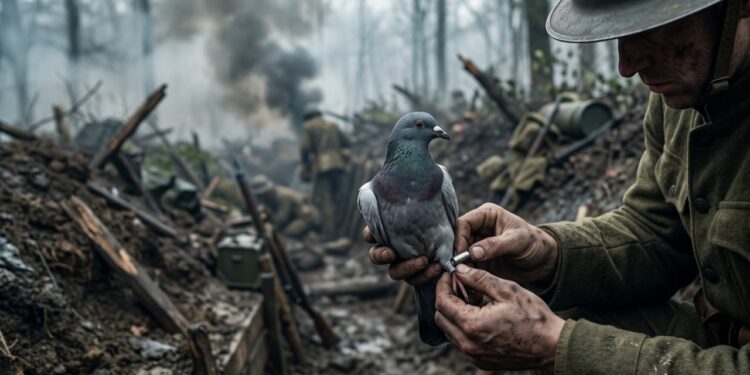 Cher Ami, o pombo-correio que levou uma mensagem ferido e ajudou a salvar 194 soldados na Primeira Guerra
