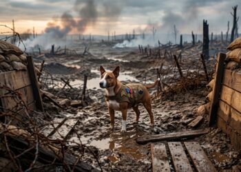 Stubby, o cão encontrado nas ruas que foi parar na Primeira Guerra e voltou para casa como uma celebridade