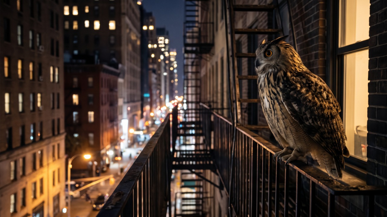 A coruja Flaco viveu 13 anos em um zoológico, surpreendeu especialistas ao aprender a caçar nas ruas de Nova York e passou mais de um ano em liberdade antes de morrer após uma colisão em 2024