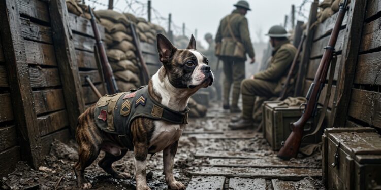 O cão Stubby entrou escondido em um navio de guerra — e terminou a Primeira Guerra como um dos animais mais condecorados