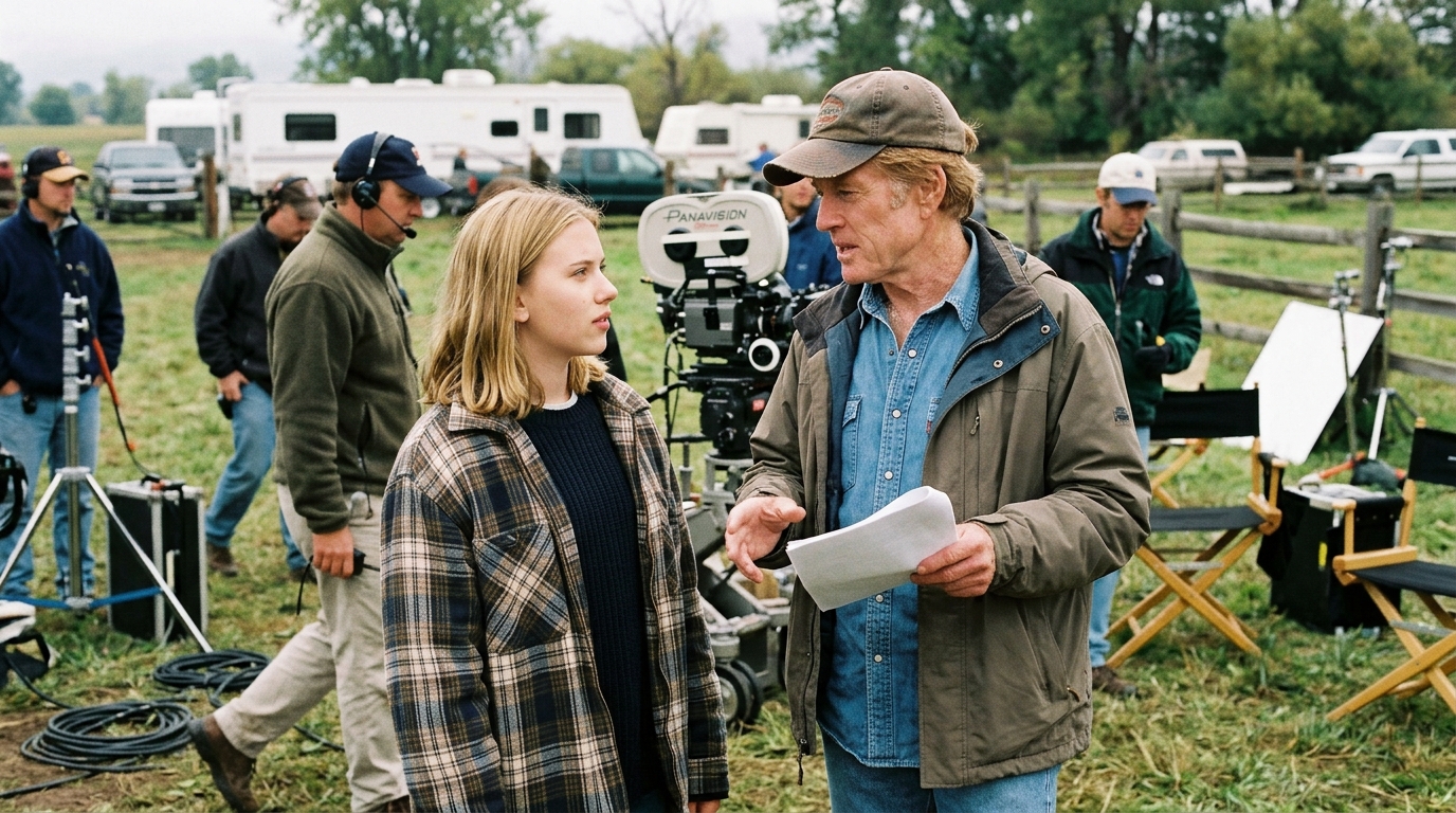 Scarlett Johansson revela o que Robert Redford fazia antes de cada cena em “O Encantador de Cavalos”