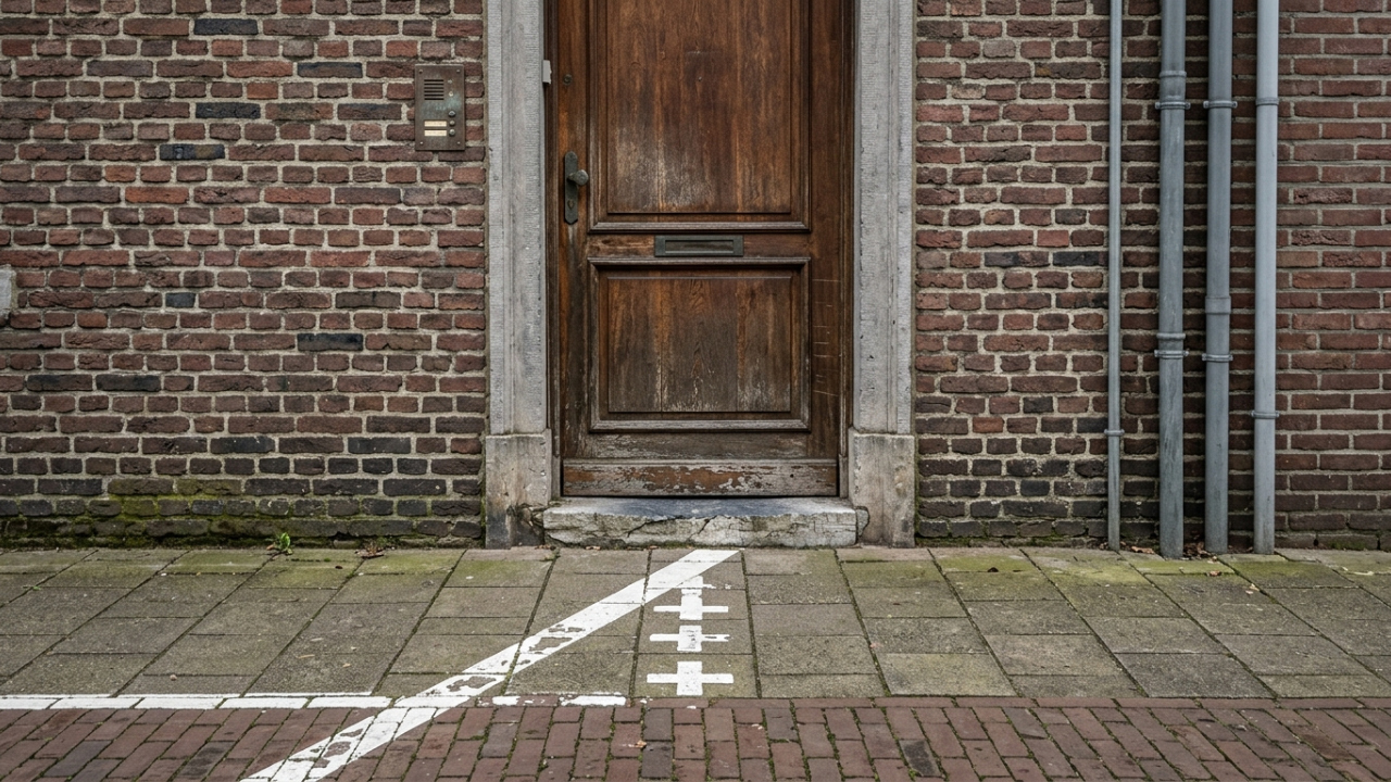 A cidade dividida entre dois países onde é a porta da frente que define se a casa fica na Bélgica ou na Holanda