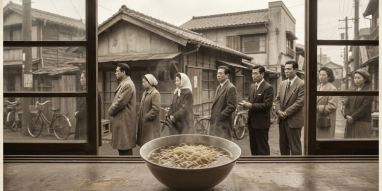A Nissin lançou o miojo no Japão em 1958 porque o inventor viu fila de gente com fome no pós-guerra, o preço inicial era seis vezes o do macarrão comum, e os japoneses elegeram o produto a maior invenção do século 20 do país