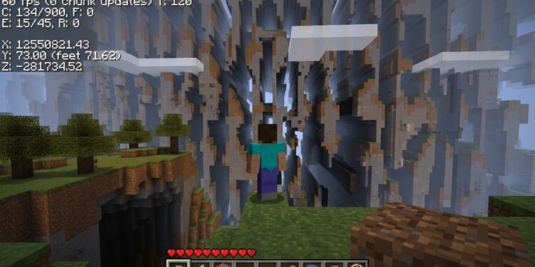 Após 14 anos andando e 12 milhões de blocos, jogador finalmente chega ao lugar mais lendário de Minecraft