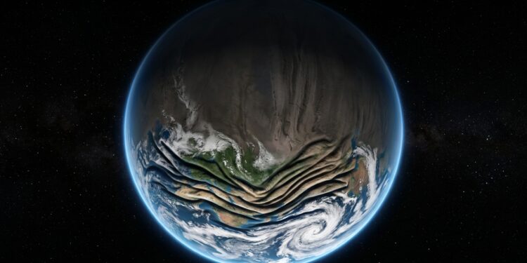 A Terra “escorregou” sobre o próprio eixo pelo menos quatro vezes e mudou o clima do planeta, segundo um novo estudo, e o fenômeno não tem nada a ver com os polos magnéticos