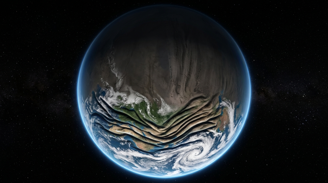 A Terra “escorregou” sobre o próprio eixo pelo menos quatro vezes e mudou o clima do planeta, segundo um novo estudo, e o fenômeno não tem nada a ver com os polos magnéticos