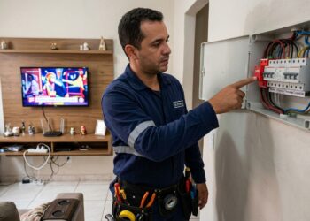 Eletricista que atende chamados depois de temporais repete o mesmo alerta: o filtro de linha comum não protege a TV de raio, e o que salva os aparelhos é um dispositivo no quadro de luz que quase ninguém tem