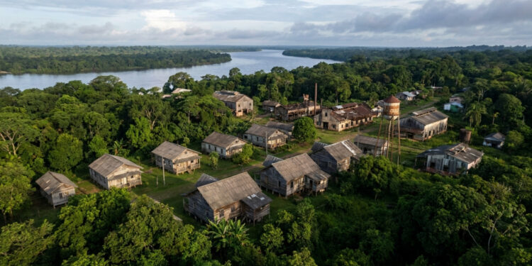 Uma cidade foi construída com aparência norte-americana no coração da Amazônia depois que Henry Ford tentou transformar a floresta em uma grande produtora de borracha
