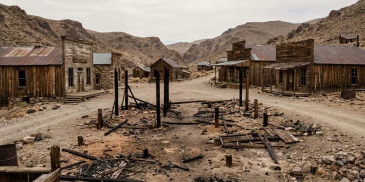 Ele comprou uma cidade fantasma na Califórnia por US$ 1,4 milhão e, quase dois anos depois, viu um hotel histórico de 149 anos ser destruído pelo fogo