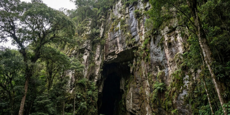 Uma abertura de caverna de 197 metros foi medida por drone com laser no interior paulista e pode estar entre as maiores já registradas