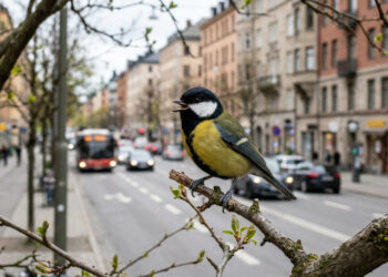 O barulho das cidades está mudando até o canto dos pássaros, e pesquisadores descobriram que algumas aves alteram a frequência de suas vocalizações