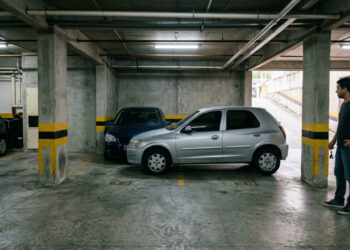 Comprador fecha um apartamento na planta e só na entrega descobre que a vaga de garagem é “presa”, atrás do carro do vizinho
