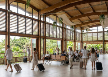 É possível construir um grande aeroporto sem depender de ar-condicionado? Um terminal tenta provar que a própria arquitetura pode fazer o trabalho