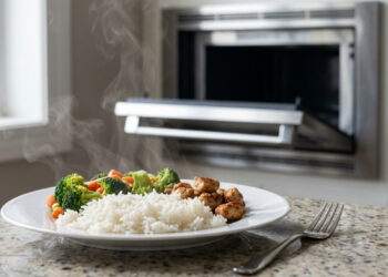 O micro-ondas não cozinha de dentro para fora, entenda por que a comida pode ficar quente nas bordas e gelada no meio
