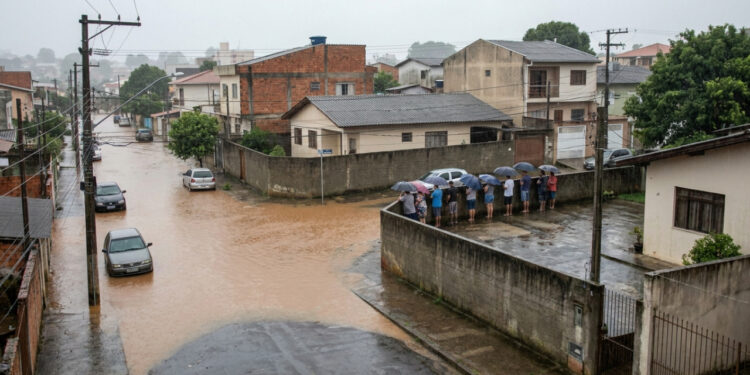 Mais de 900 municípios brasileiros entraram no radar federal por recorrência de enxurradas ou inundações e presença de moradores em áreas de risco