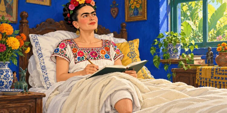 Em agosto de 1953, uma gangrena levou à amputação da perna direita de Frida Kahlo abaixo do joelho