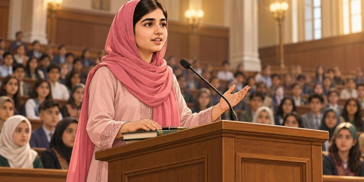 Malala levou à ONU, em 2013, a frase de que uma criança, um professor, uma caneta e um livro podem mudar o mundo