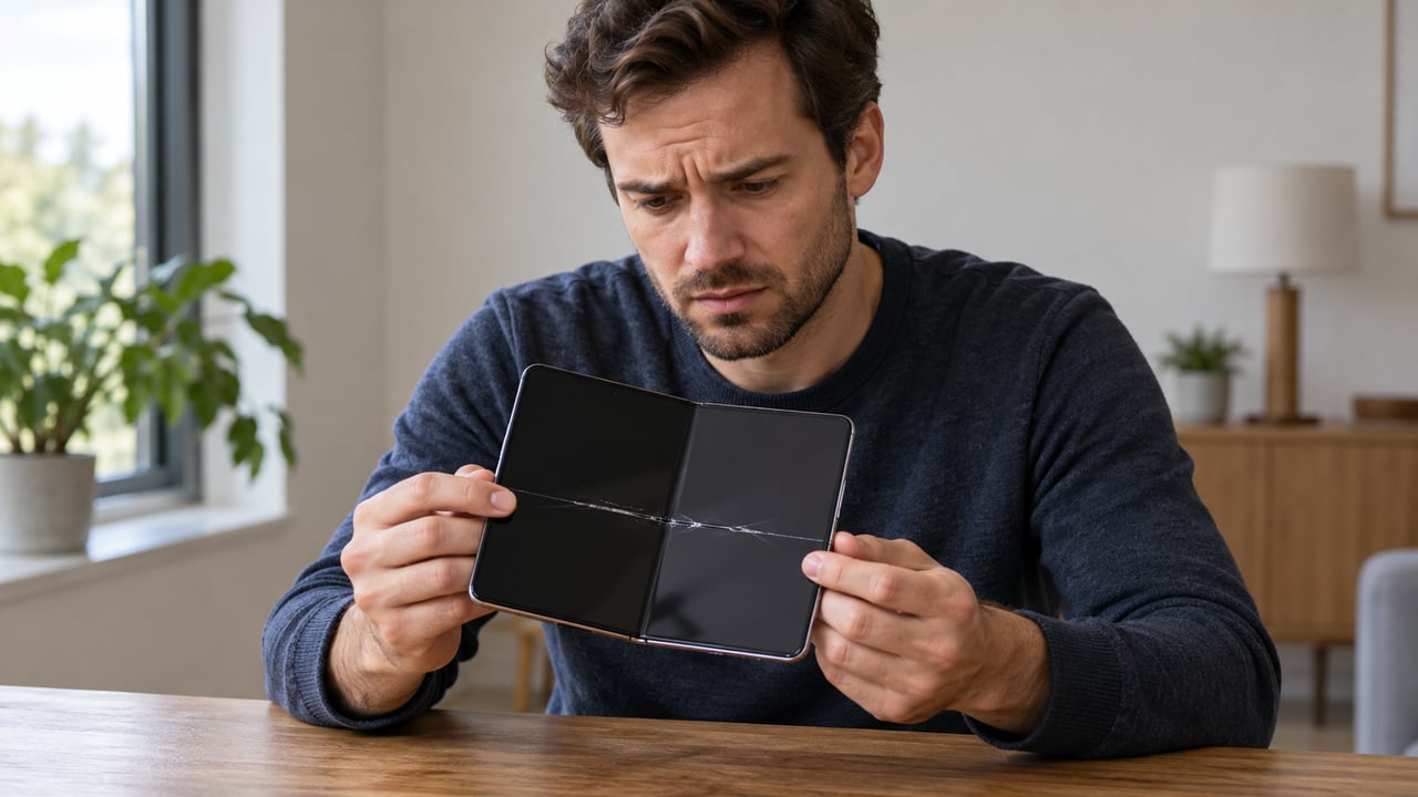 Telas do iPhone dobrável estão trincando? O teste que mostrou o contrário