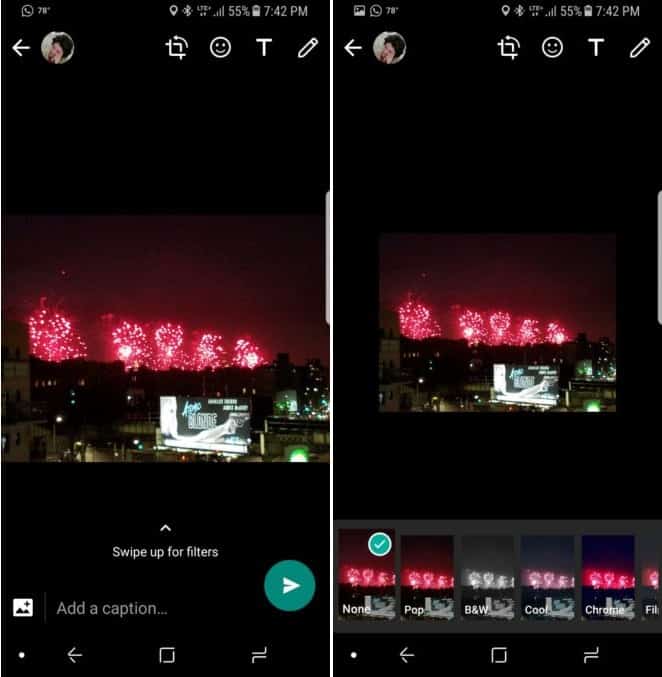 WhatsApp ganha filtros similares aos do Instagram, mas por pouco tempo 6
